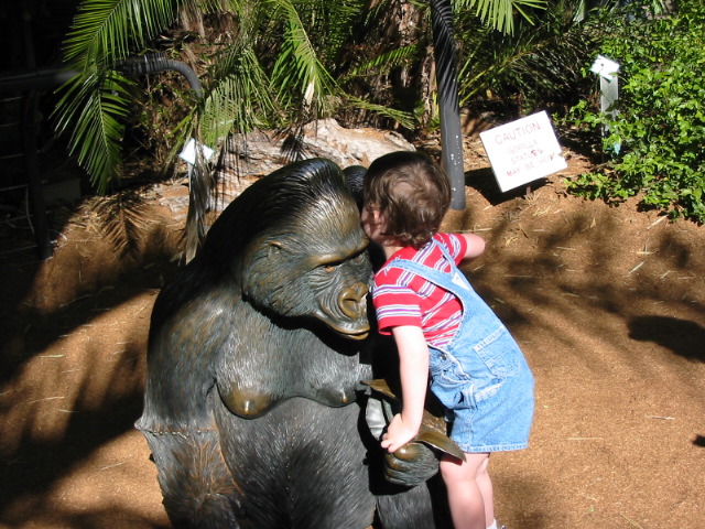 Ryan w/ gorilla statue