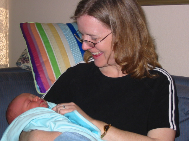 Kristen with Baby