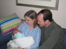 Kristen & Steve with baby Charles Hopf