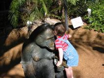 Ryan w/ gorilla statue