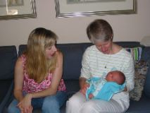 Kathleen, her mother Suzanne, and baby Charles